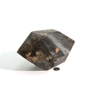 Smoky Quartz (dark) Double Terminated Point U#1 - 7" x 3 3/4" from The Rock Space