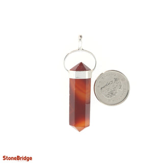 Carnelian Double Terminated - 925 Silver Pendant from The Rock Space