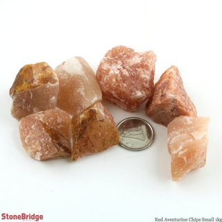 Red Aventurine Chips - Small from The Rock Space
