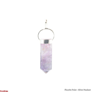 Fluorite Point - 925 Silver Pendant from The Rock Space