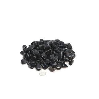 Obsidian Silver Sheen Tumbled Stones from The Rock Space