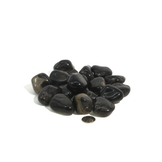 Black Onyx Tumbled Stones - Brazil from The Rock Space