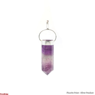 Fluorite Point - 925 Silver Pendant from The Rock Space