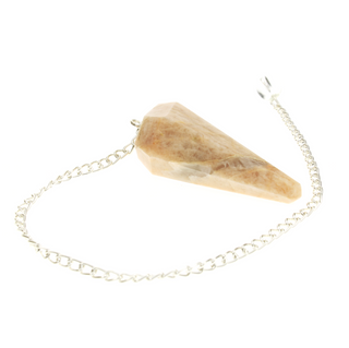 Cream Moonstone Pendulum 6 Facet & Bead - 3 Pack from The Rock Space