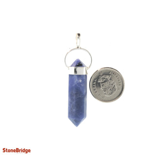 Sodalite Double Terminated - 925 Silver Pendant from The Rock Space