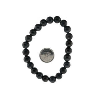 Shungite Bracelet Round - 8mm from The Rock Space