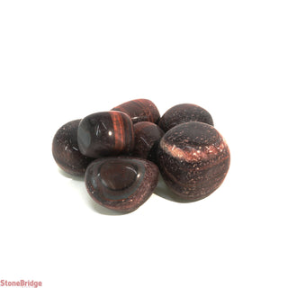 Red Tiger Eye Tumbled Stones - India from The Rock Space