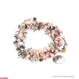 Rhodochrosite Chip Strands - 5mm to 8mm from The Rock Space