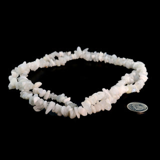Moonstone White Chip Strands - 5mm to 8mm from The Rock Space