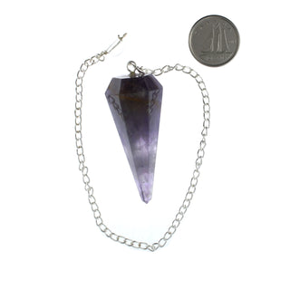 Amethyst Pendulum 6 Facet & Bead - 3 Pack from The Rock Space