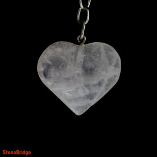 Keychain - Rose Quartz Heart from The Rock Space