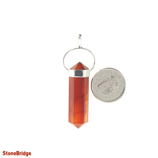 Carnelian Double Terminated - 925 Silver Pendant from The Rock Space