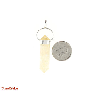 Citrine Double Terminated - 925 Silver Pendant from The Rock Space
