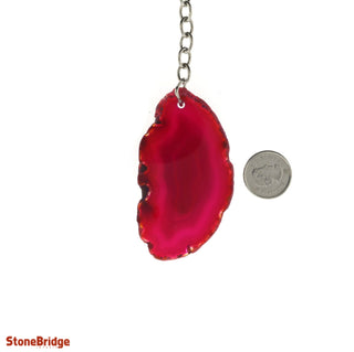 Keychain - Agate Slice from The Rock Space