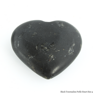 Black Tourmaline Heart #4 - 1 3/4" to 2 3/4" from The Rock Space