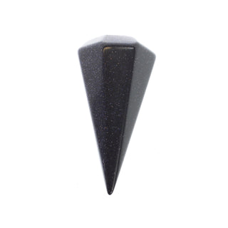 Blue Goldstone Pendulum 6 Facet & Bead - 3 Pack from The Rock Space