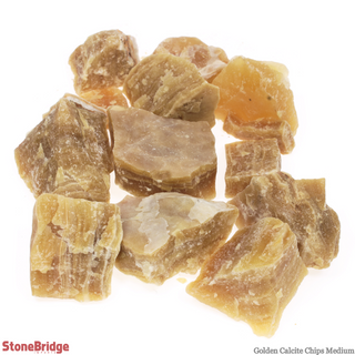 Calcite Golden Chips - Medium from The Rock Space