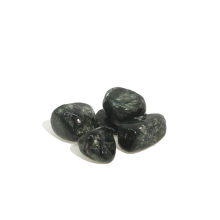 Seraphinite A Tumbled Stones from The Rock Space