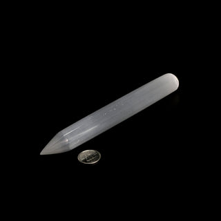 Selenite Pointed Massage Wand - 5 3/4" from The Rock Space