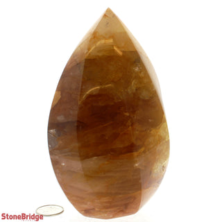 Golden Healer Flame Sculpture U#3 - 5" x 3" from The Rock Space