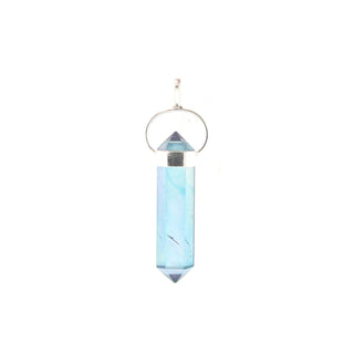 Aqua Aura Double Terminated - 925 Silver Pendant from The Rock Space