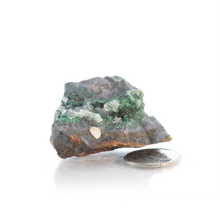 Rosasite on Matrix Specimen from The Rock Space