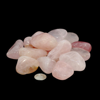 Rose Quartz E Tumbled Stones - Brazil from The Rock Space