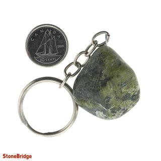 Keychain - Jadeite Tumbled from The Rock Space