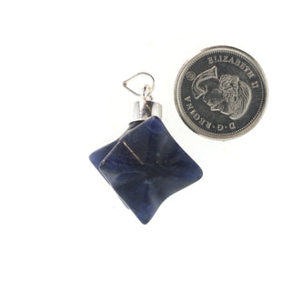 Sodalite Merkaba - 925 Silver Pendant from The Rock Space