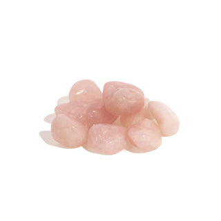 Rose Quartz Tumbled Stones A Quality - Brazil from The Rock Space