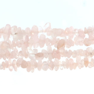 Rose Quartz Chip Strands - 3mm to 5mm from The Rock Space