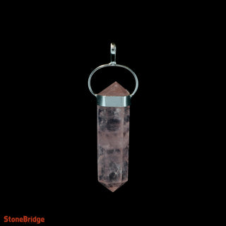 Rose Quartz Double Terminated - 925 Silver Pendant from The Rock Space