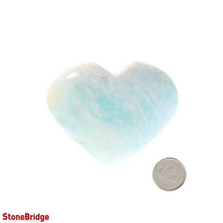 Blue Calcite Heart #5 from The Rock Space