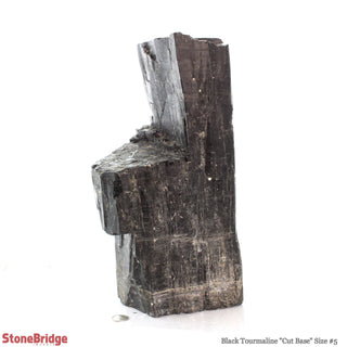 Black Tourmaline Cut Base Tower #5 from The Rock Space