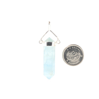 Onyx Blue Double Terminated Swivel - 925 Silver Pendant from The Rock Space