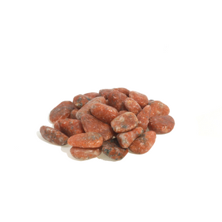 Orange Calcite Tumbled Stones - Brazil from The Rock Space