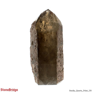 Smoky Quartz Cut Base, Polished Point Tower U#8 - 11" from The Rock Space