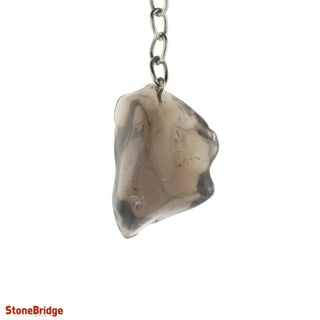 Keychain - Smoky Quartz Tumbled from The Rock Space