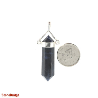 Sodalite Double Terminated Swivel - 925 Silver Pendant from The Rock Space