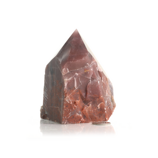 Guava Quartz Cut Base, Polished Point Tower #5 from The Rock Space