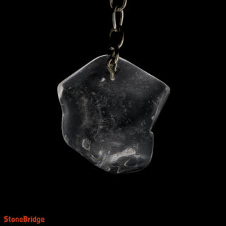 Keychain - Ice Cube Quartz Tumbled from The Rock Space
