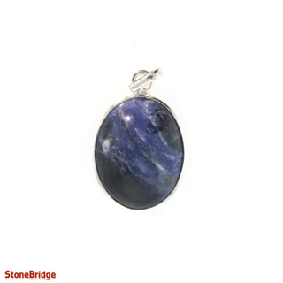 Sodalite Cabochon - 925 Silver Pendant from The Rock Space