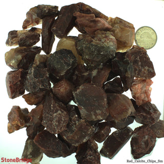 Calcite Red Chips - Small from The Rock Space