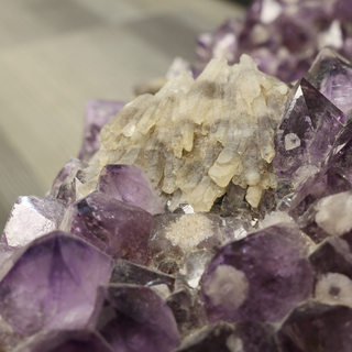 Athena Amethyst Geode Cluster Table - Polished Edge U#4 from The Rock Space