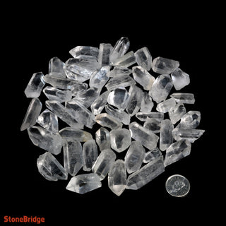 Clear Quartz 'A' Points Bag from The Rock Space