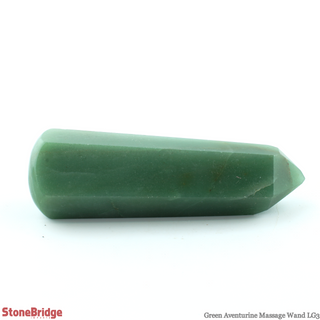 Green Aventurine Pointed Massage Wand - Large #3 - 4 1/2" to 6" from The Rock Space