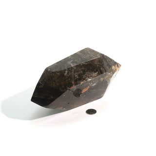 Smoky Quartz (dark) Double Terminated Point U#1 - 7" x 3 3/4" from The Rock Space