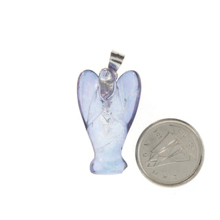Lavender Aura Angel - 925 Silver Pendant from The Rock Space