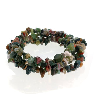 Agate India Chip Strands - 5mm to 8mm from The Rock Space