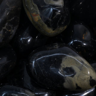 Black Onyx Tumbled Stones - Brazil from The Rock Space